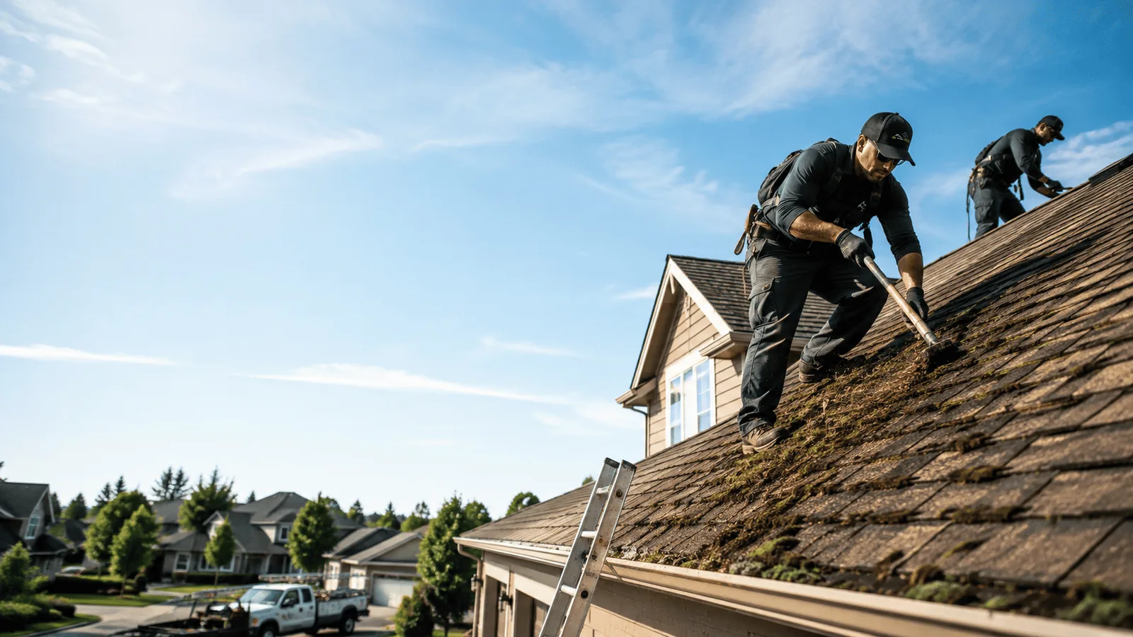 Roof Moss Removal in Mobeetie, TX near me